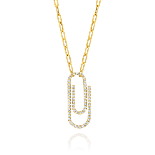 Paper Clip Necklace