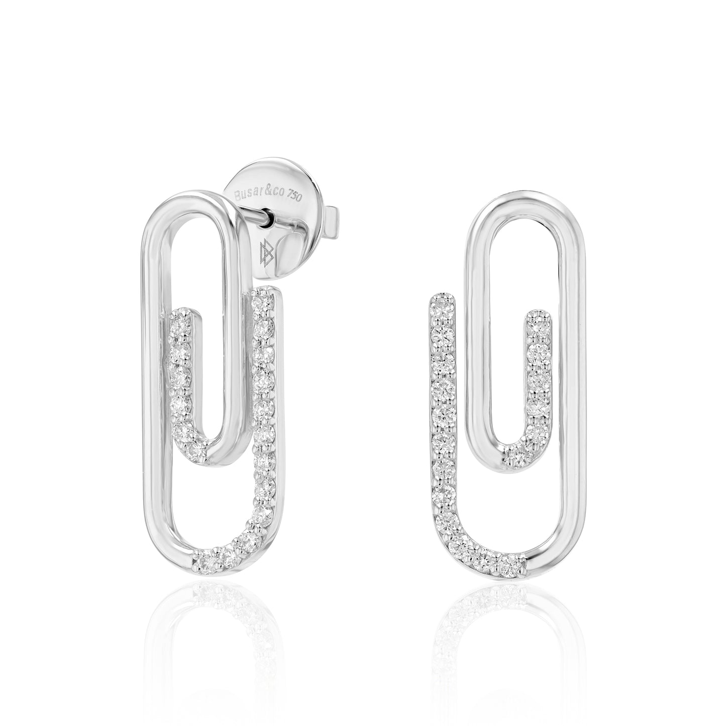 Minimalist Paper Clip Earings