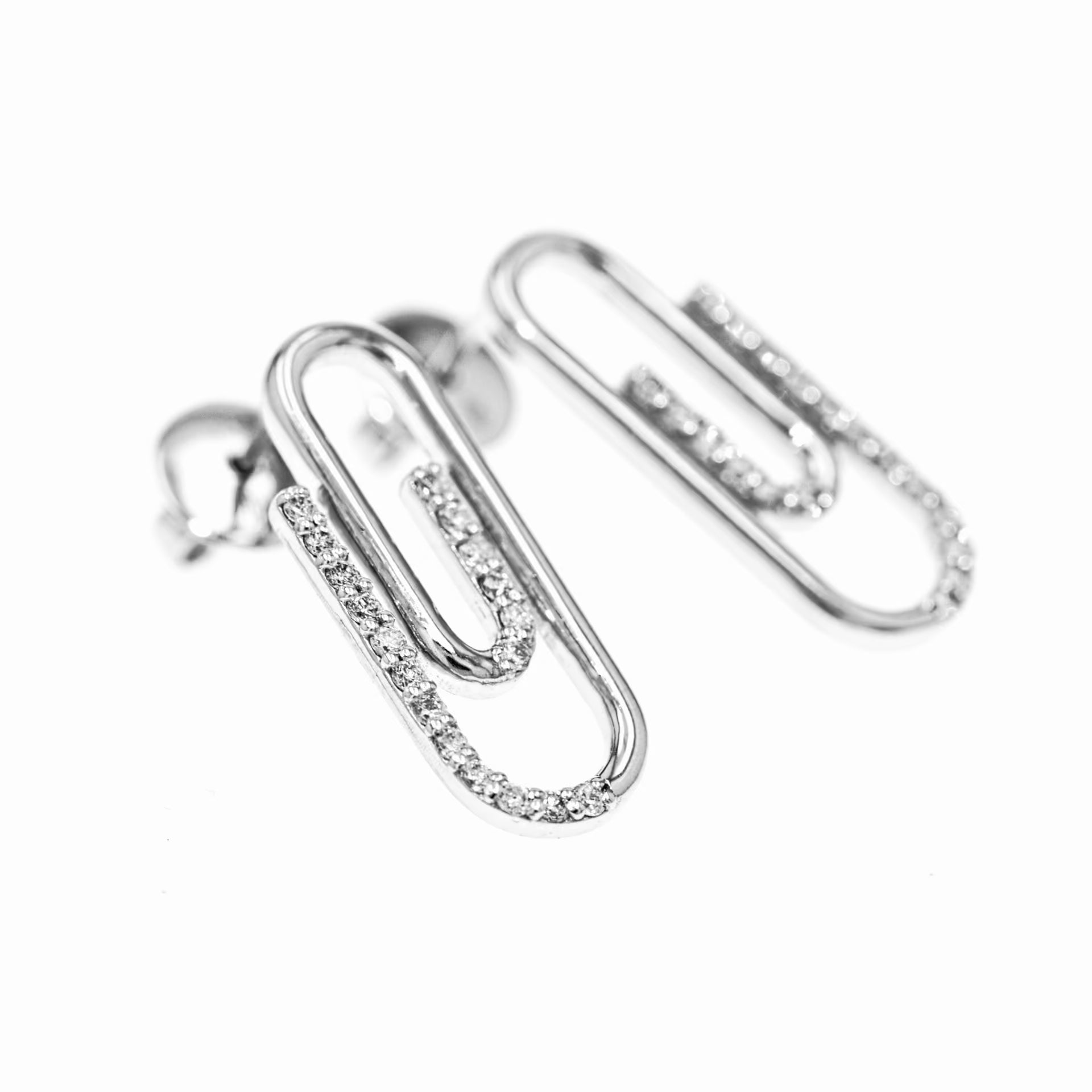 Minimalist Paper Clip Earings
