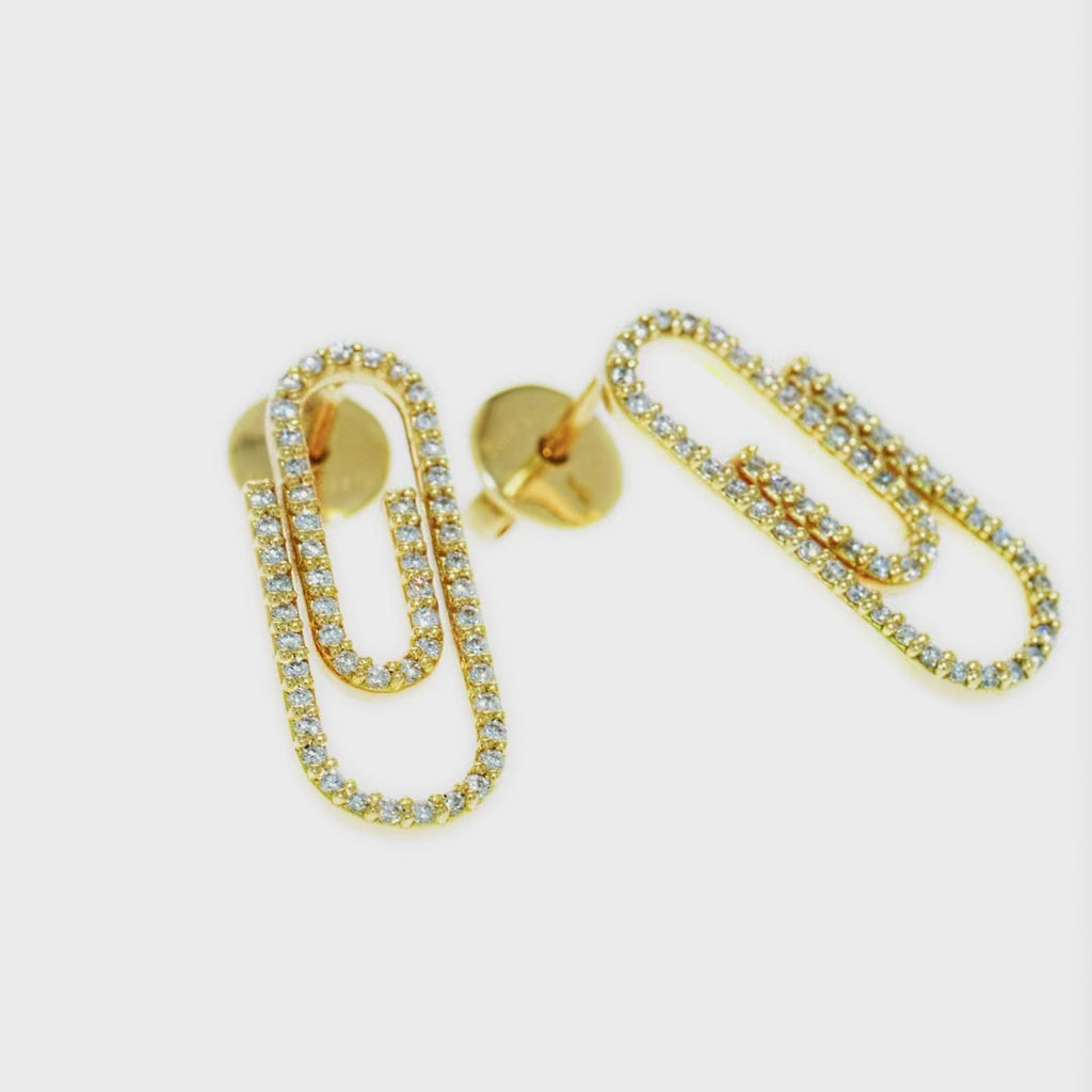 Paper Clip Earings