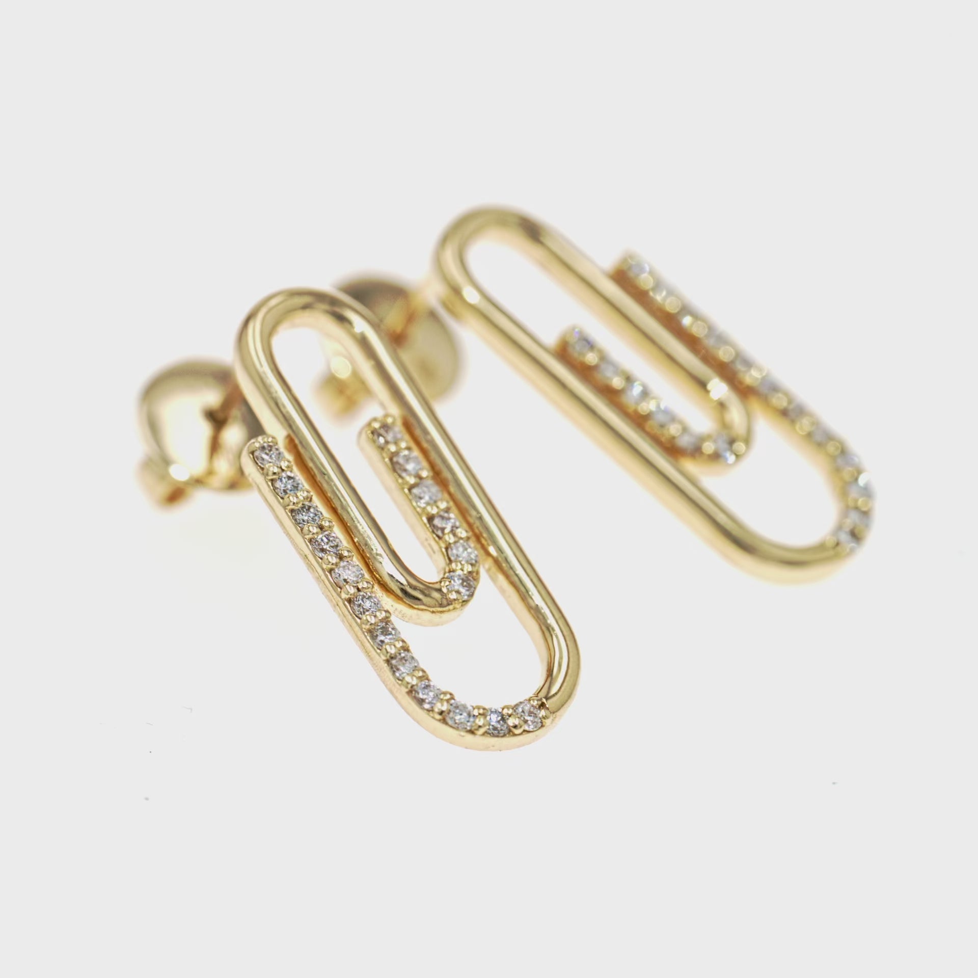 Minimalist Paper Clip Earings